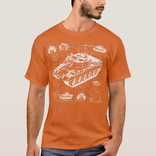 Tank-3D-Entwurf 1 T-Shirt