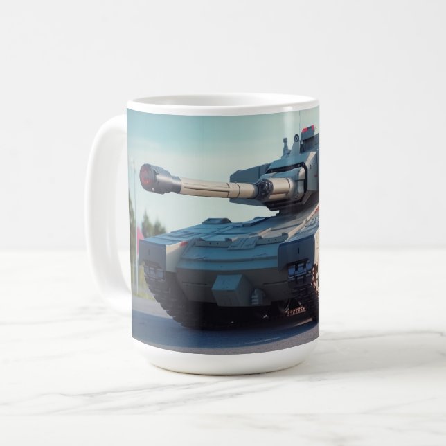 Tank aus einer anderen Realität Kaffeetasse (Vorderseite Links)