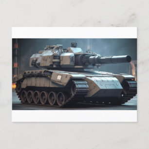 Tank aus einer anderen Realität Postkarte