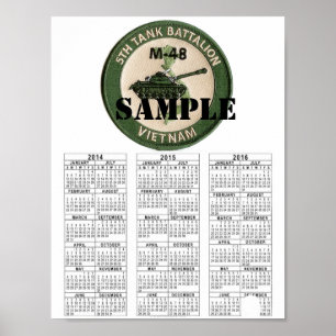TANK BATTALION VIETNAM POSTER