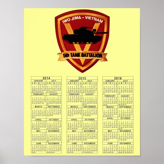 TANK BATTALION VIETNAM POSTER (Vorne)