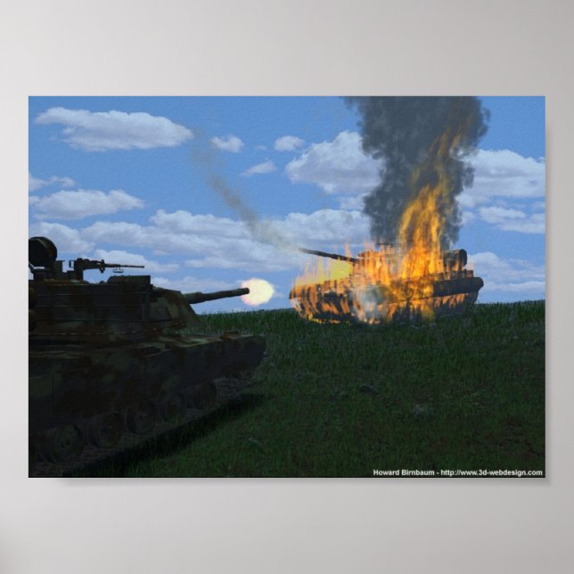 Tank Battle Poster (Vorne)