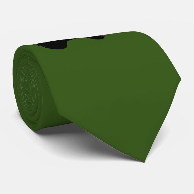 Tank der grünen Khaki-Armee, Neck Tie Krawatte (Gerollt)