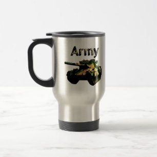 Tank der grünen Khaki-Armee, Travel Mug Reisebecher