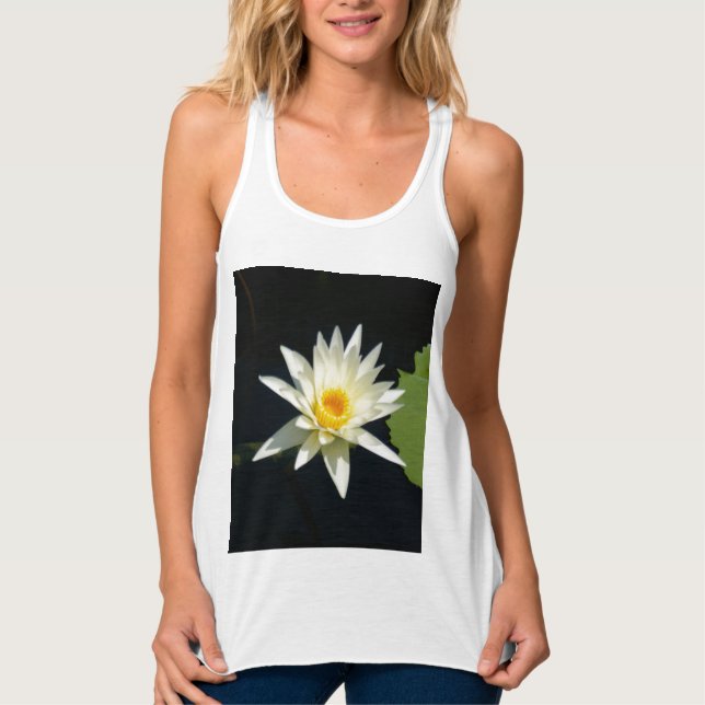 Tank Lotus Wasserlilie Top (Vorderseite)