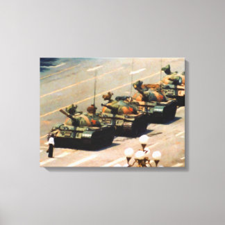Tank Man Wrapped Canvas Leinwanddruck