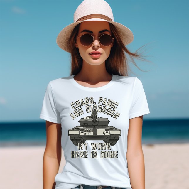 Tank of Mission Chaos, Panik und T - Shirt der Uno (Von Creator hochgeladen)