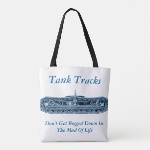 Tank Tracks Mud of Life Inspiration Blue