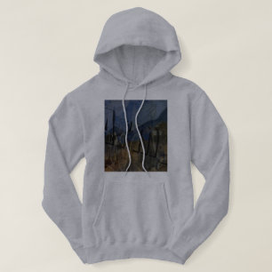Tank und Logo der Vintagen Armee, Mens Grey Hoodie
