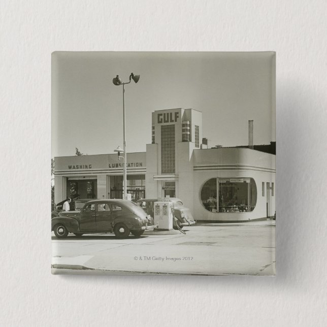 Tankstelle Button (Vorderseite)