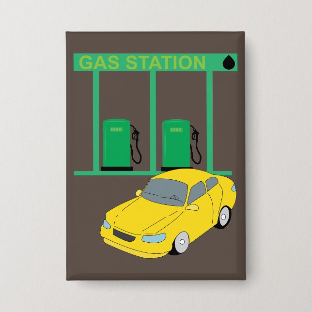 Tankstelle Button (Vorderseite)