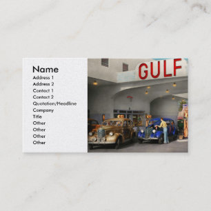 Tankstelle - Die große amerikanische Straßenfahrt  Visitenkarte