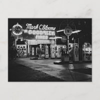 Tankstelle Hollywood California Vintag 1942