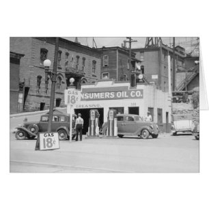 Tankstelle in Montana, 1939
