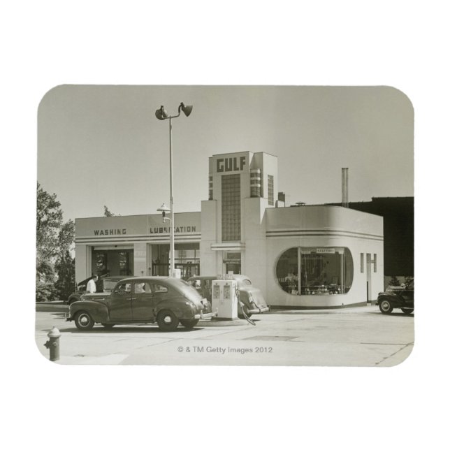 Tankstelle Magnet (Horizontal)