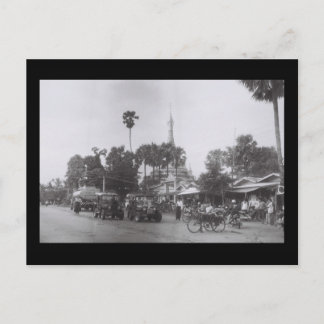 Tankstopp Postkarte