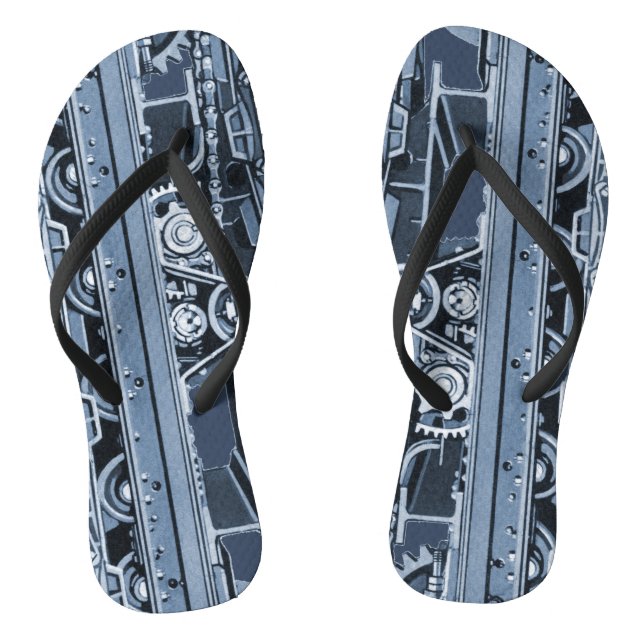 Tanktracks Dampfschienenkrananlage Flip Flops (Fußbett)