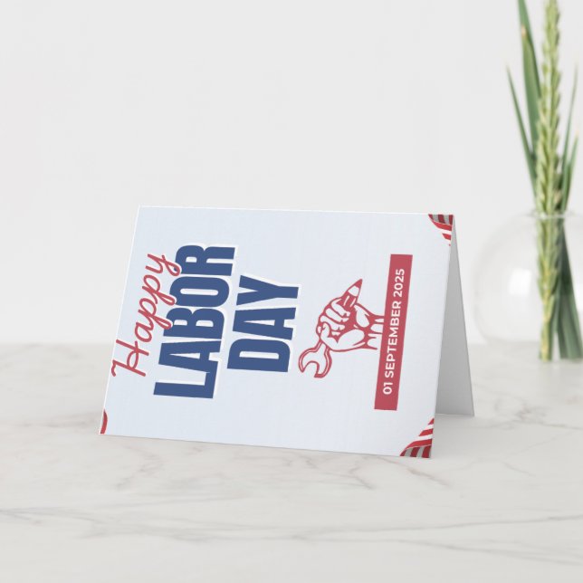 Tankyou cards Labour Day Dankeskarte (Vorderseite)