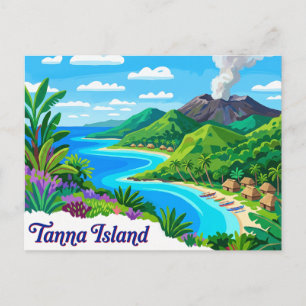 Tanna Insel Vanuatu Postkarte