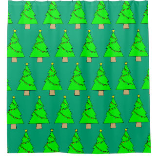 Tannenbaum Duschvorhang