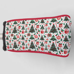 Tannenbaum, Geschenke, Zuckerstange Golf Headcover