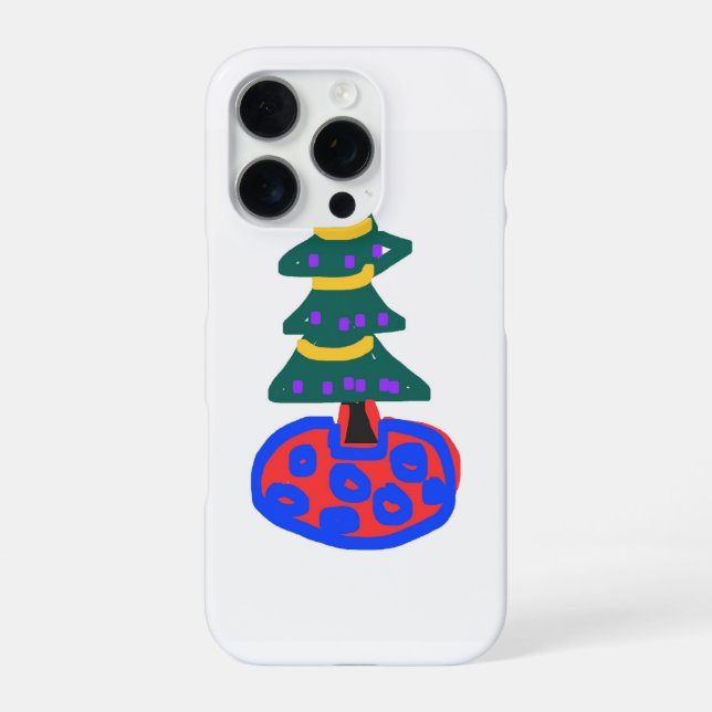 Tannenbaum iPhone Hülle (Rückseite)