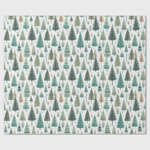 Tannenbaum-Muster-Geschenkpapier Geschenkpapier
