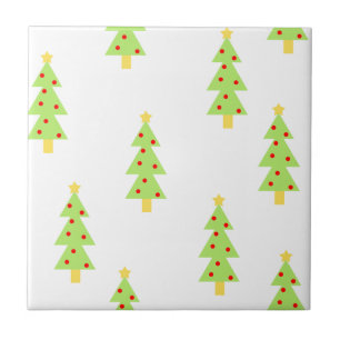 Tannenbaum-Muster Mitte des Jahrhunderts modern vi Fliese