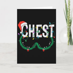 Tannenbaum-Nüsse-Weihnachts-Shirt Lustiges passend Karte