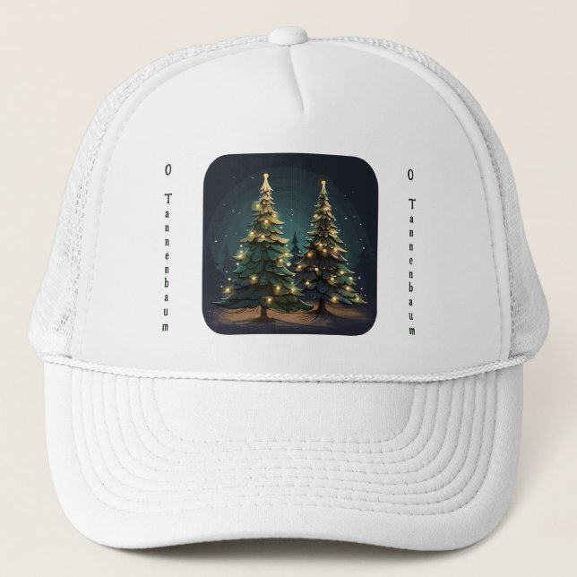 Tannenbaum Radiance Truckerkappe (Vorderseite)