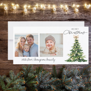 Tannenbaum-Schleife Weihnachten Elegantes Foto ind