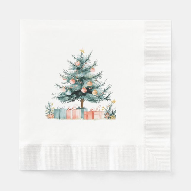 Tannenbaum  serviette (Vorderseite)