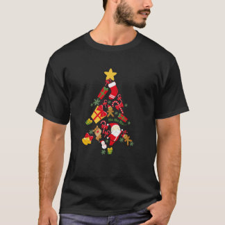 Tannenbaum Weihnachtsfeiertag Geschenk lustiger We T-Shirt