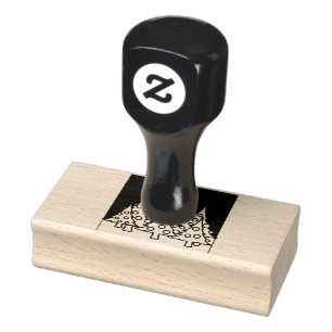 Tannenbaumfolie Gummistempel
