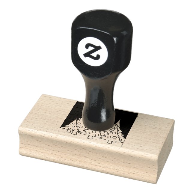 Tannenbaumfolie Gummistempel (Stempel)