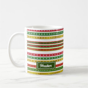 Tannenlinien-Kaffeetasse Muster Kaffeetasse