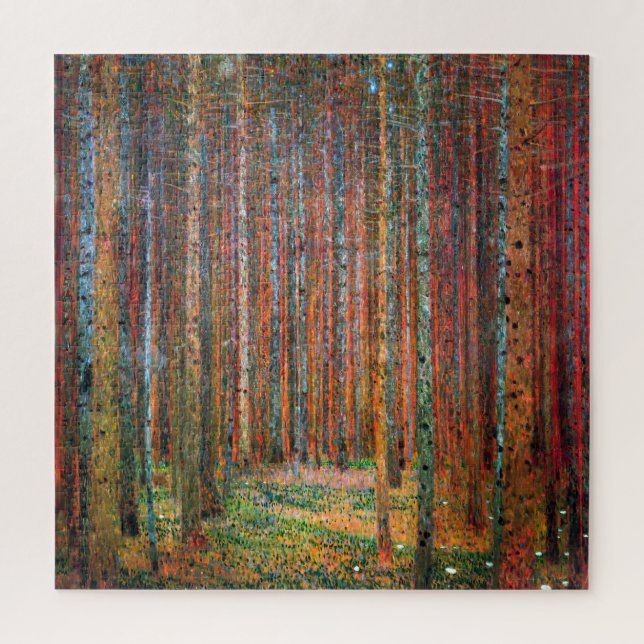 Tannenwald | Gustav Klimt | Puzzle (Vertikal)