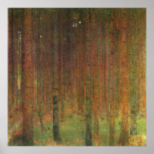 Tannenwald II von Gustav Klimt Poster