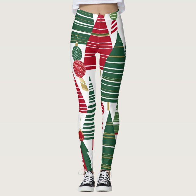 Tannenwald-Leggings Leggings (Vorderseite)