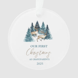 Tannenwald-Rentiere Unser erstes Weihnachten Ornament