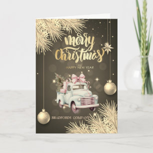 Tannenzweig, Kugeln, Auto Weihnachten