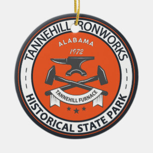 Tannill Ironworks Historischer Staat Park Alabama Keramik Ornament
