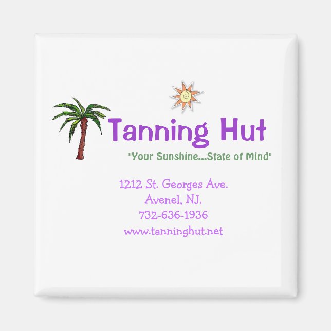 Tanning Hut Magnet # 3 (Vorne)