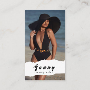 Tanning Salon Business Card Visitenkarte