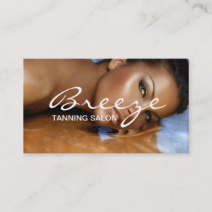 Tanning Salon Wellness-Center Business Card Visitenkarte