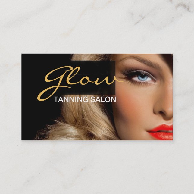 Tanning Salon Wellness-Center Business Card Visitenkarte (Vorderseite)