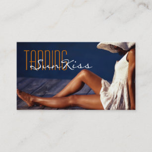 Tanning Salon, Wellness-Center Business Card Visitenkarte