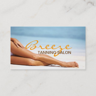 Tanning Salon Wellness-Center Business Card Visitenkarte