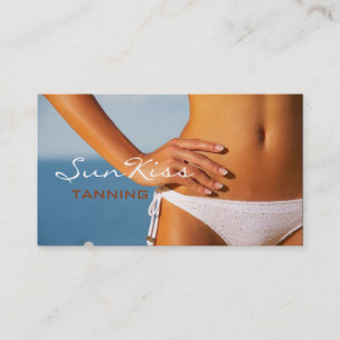 Tanning Salon, Wellness-Center Business Card Visitenkarte