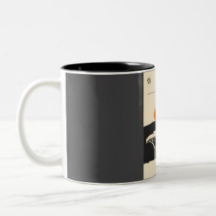Tansania Afrika Buchcover Reiseplakat Zweifarbige Tasse